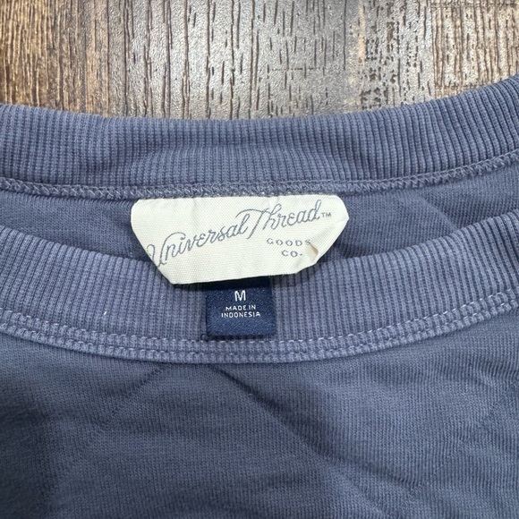 Universal Thread Quilted Navy Sweatshirt - Picture 2 of 5